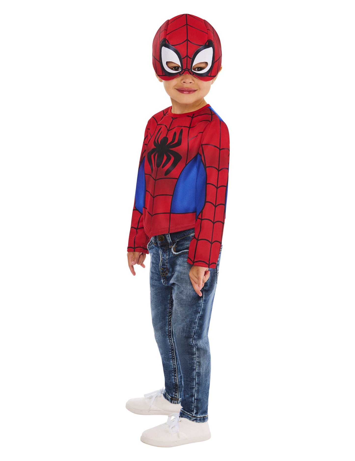 Sada dětského topu a masky Spideyho a jeho mimořádných přátel