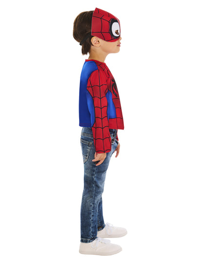 Sada dětského topu a masky Spideyho a jeho mimořádných přátel
