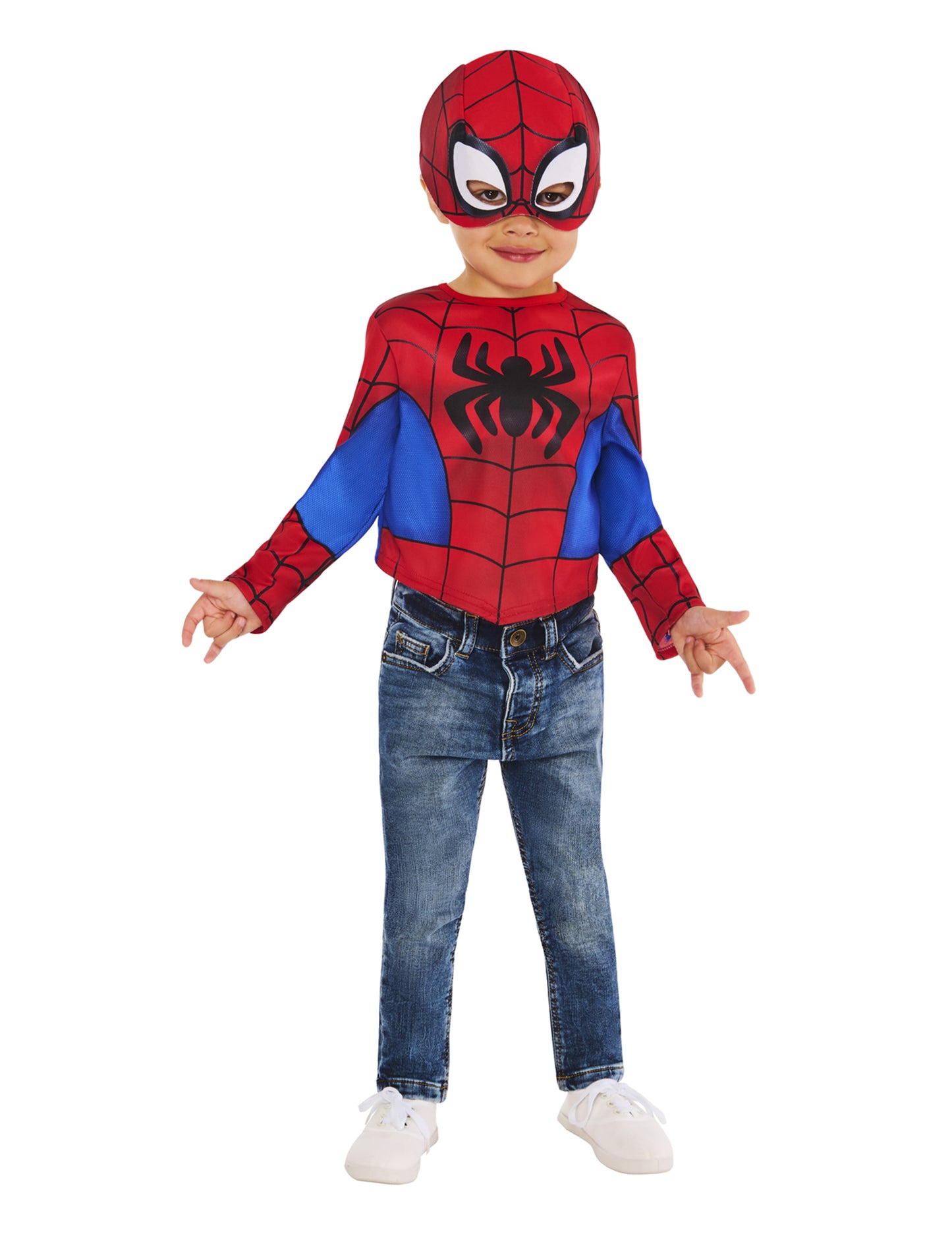 Sada dětského topu a masky Spideyho a jeho mimořádných přátel