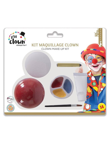 Kit maquillage avec faux nez de clown enfant