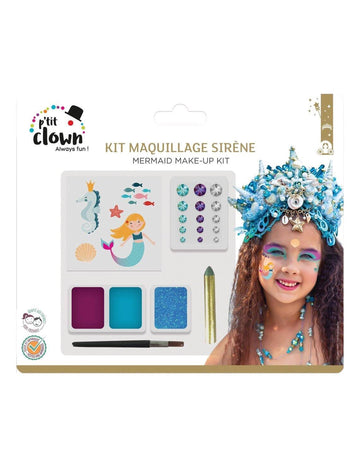 Make -up s detským tetovaním morskej panny