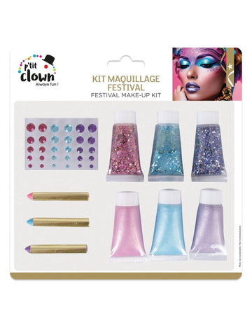 Kit maquillage pailleté de festival