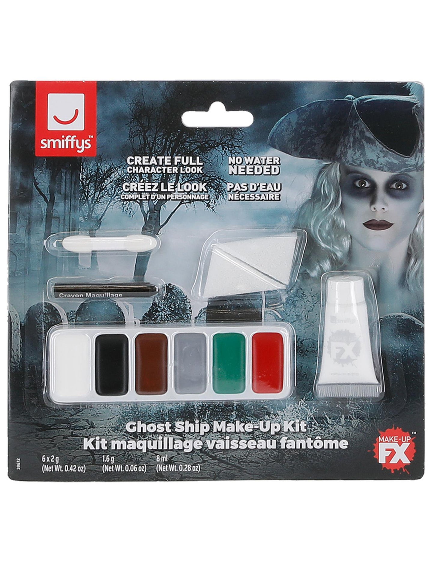 Pirátská make -up sada žen