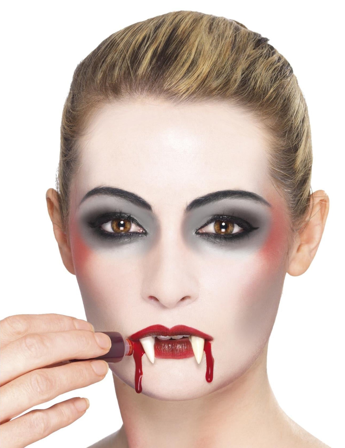 Sada pro dospělé s upírským líčením na Halloween