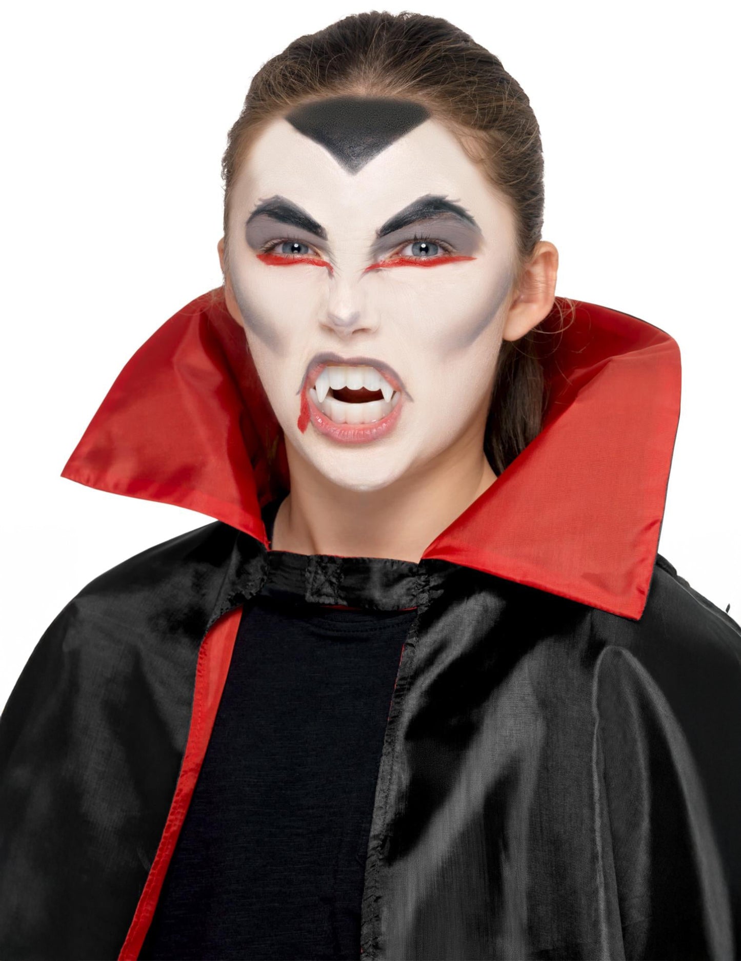 Sada make -up upírů s dětskými protézy