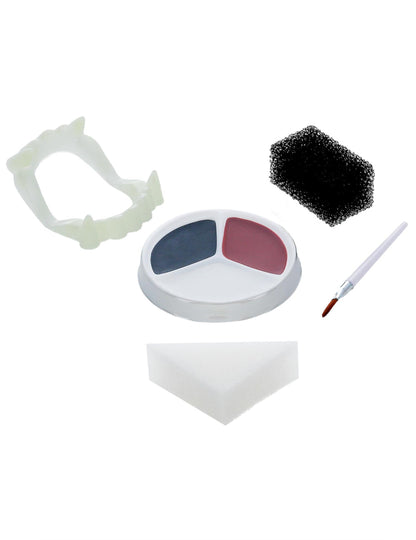 Sada make -up upírů s dětskými protézy