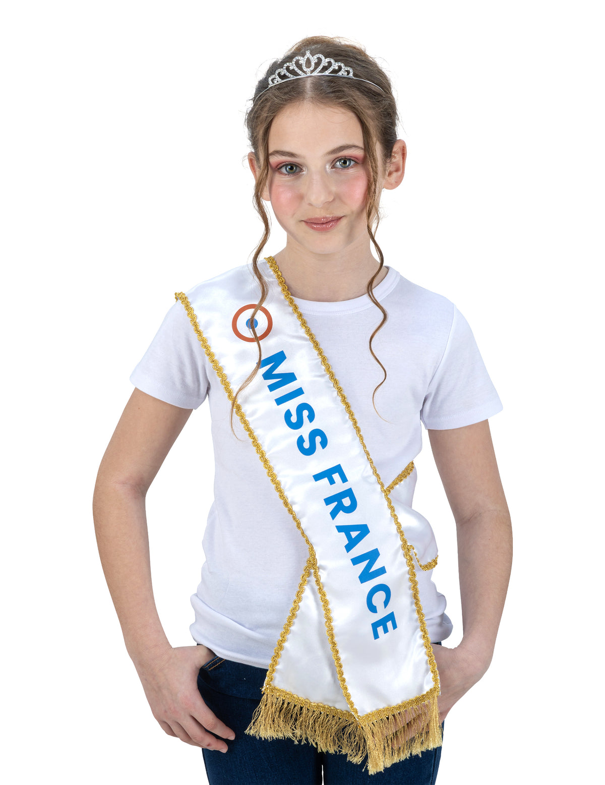 Sada Miss France™ šerpa a tiára