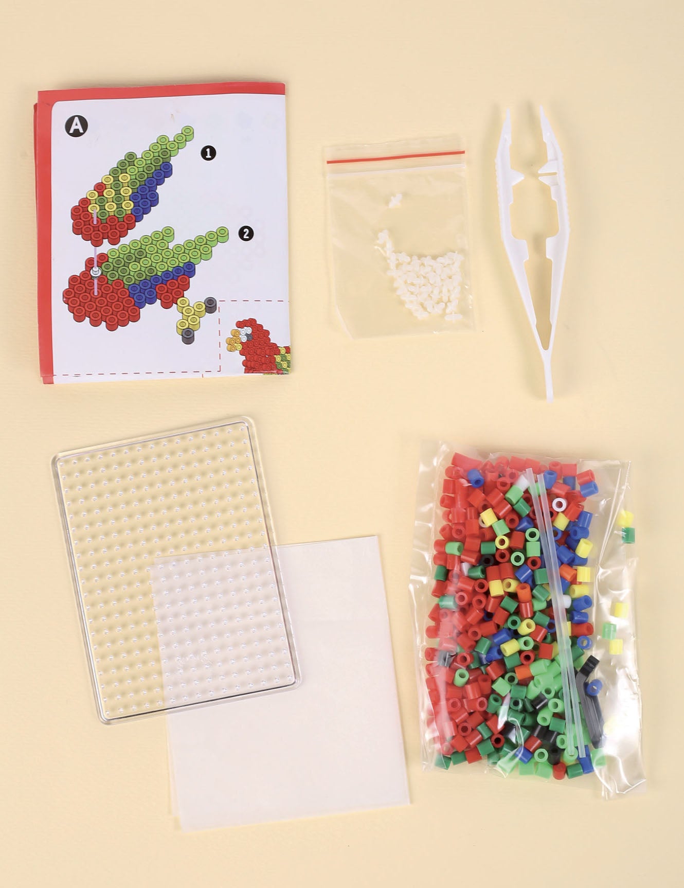 Parrot 3D sada zažehlovacích korálků s příslušenstvím