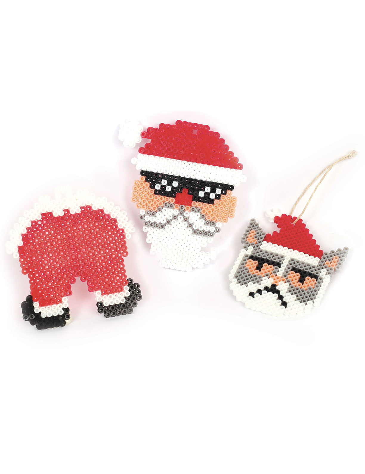 Sada zažehlovacích korálků Santa Claus 2000 korálků, kreativní volný čas