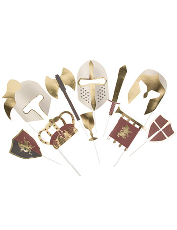 10dílná sada rytířských fotobudek