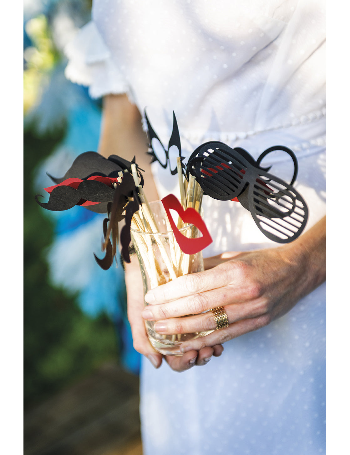 Kit photobooth 12 pièces lunettes et moustaches