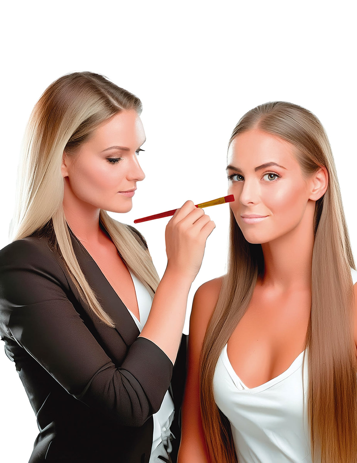 Mise en situation d'un pinceau du Kit pinceaux et palette à maquillage