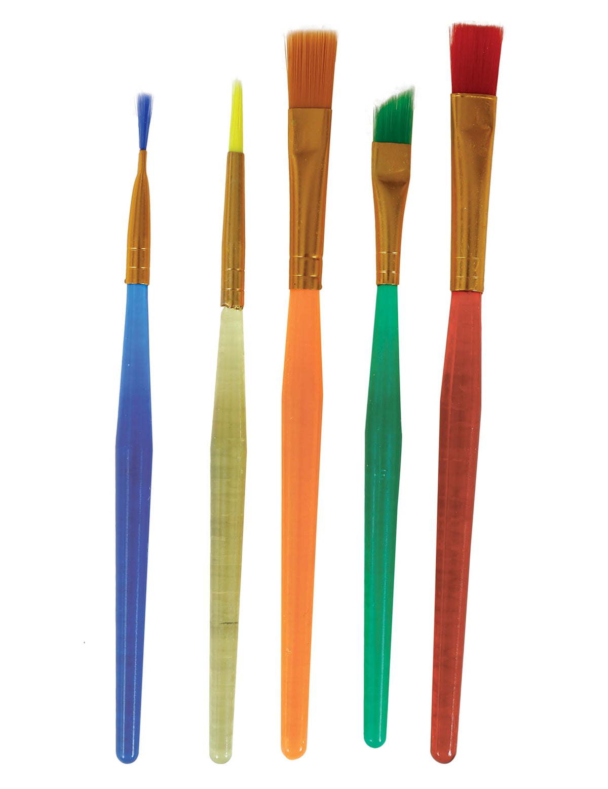 Détail des différents pinceaux du Kit pinceaux et palette à maquillage