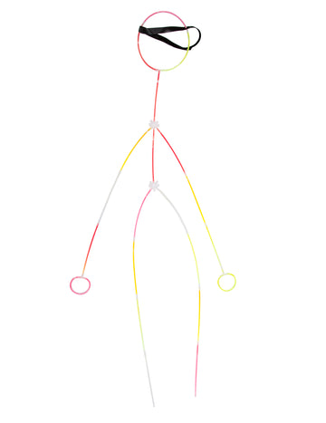 Leuchtende Leuchtstäbe Set 47 teilig