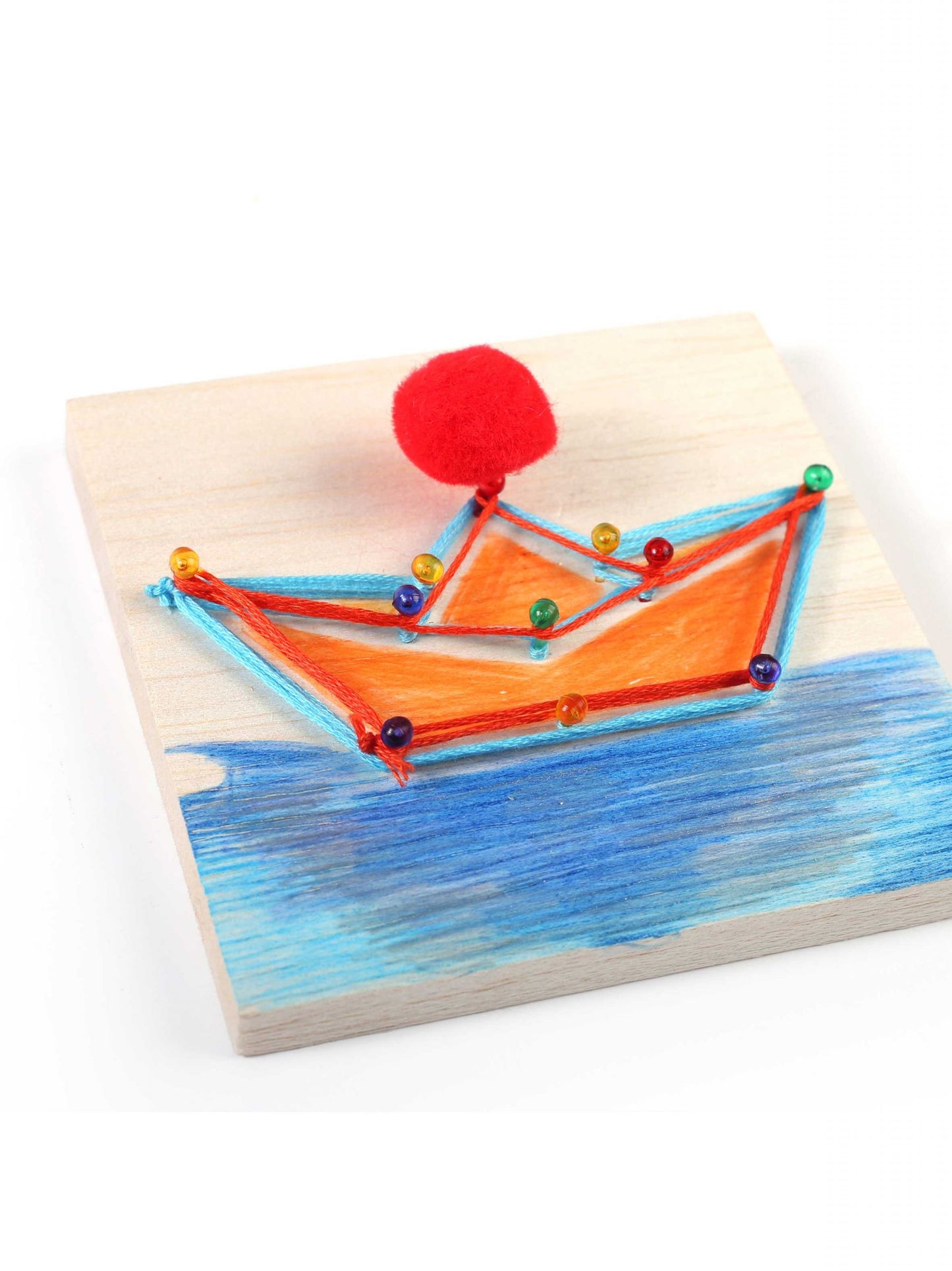 Juniorská sada provázků s motivem moře s drátěnými malbami