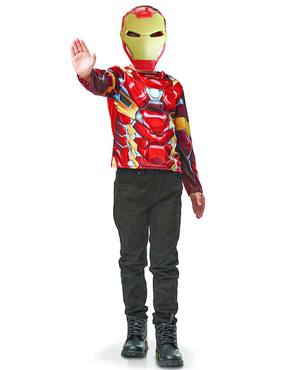 Horní sada a Iron Man Child Mask