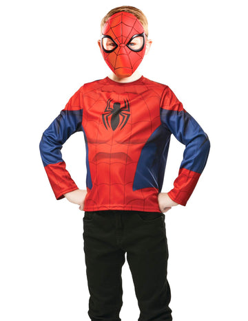 Dětská sada s topem a maskou Spidermana