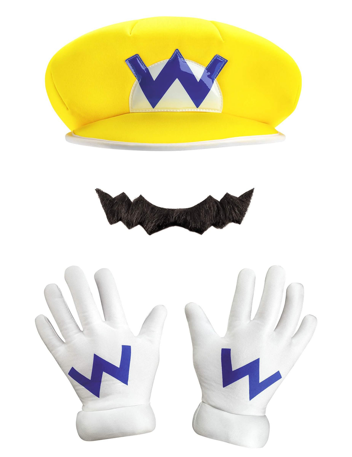 Kit Wario Nintendo® pro dospělého žlutá s knírem a bílými rukavice
