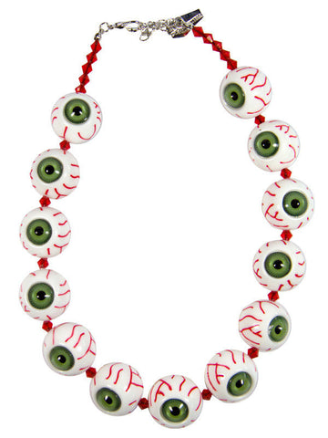 Kreepsville gotický náhrdelník s okem 