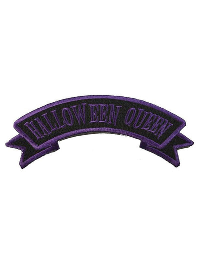 Pièce pour vêtement Halloween Queen pour femme violet et noir