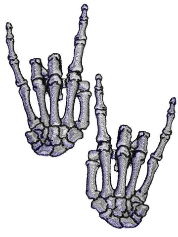 Kreepsville Gotické nášivky kostlivcovy ruky 