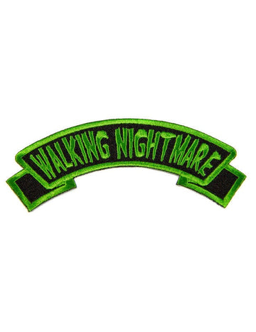 Zeleno-černá nášivka Walking Nightmare