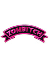 Patch Kreepsville Gothic Zombitch pour adulte noir et rose