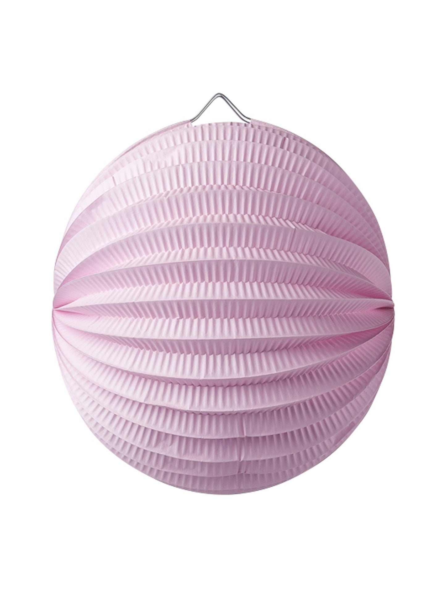 Lampion koule 20 cm růžový z pevného papíru 