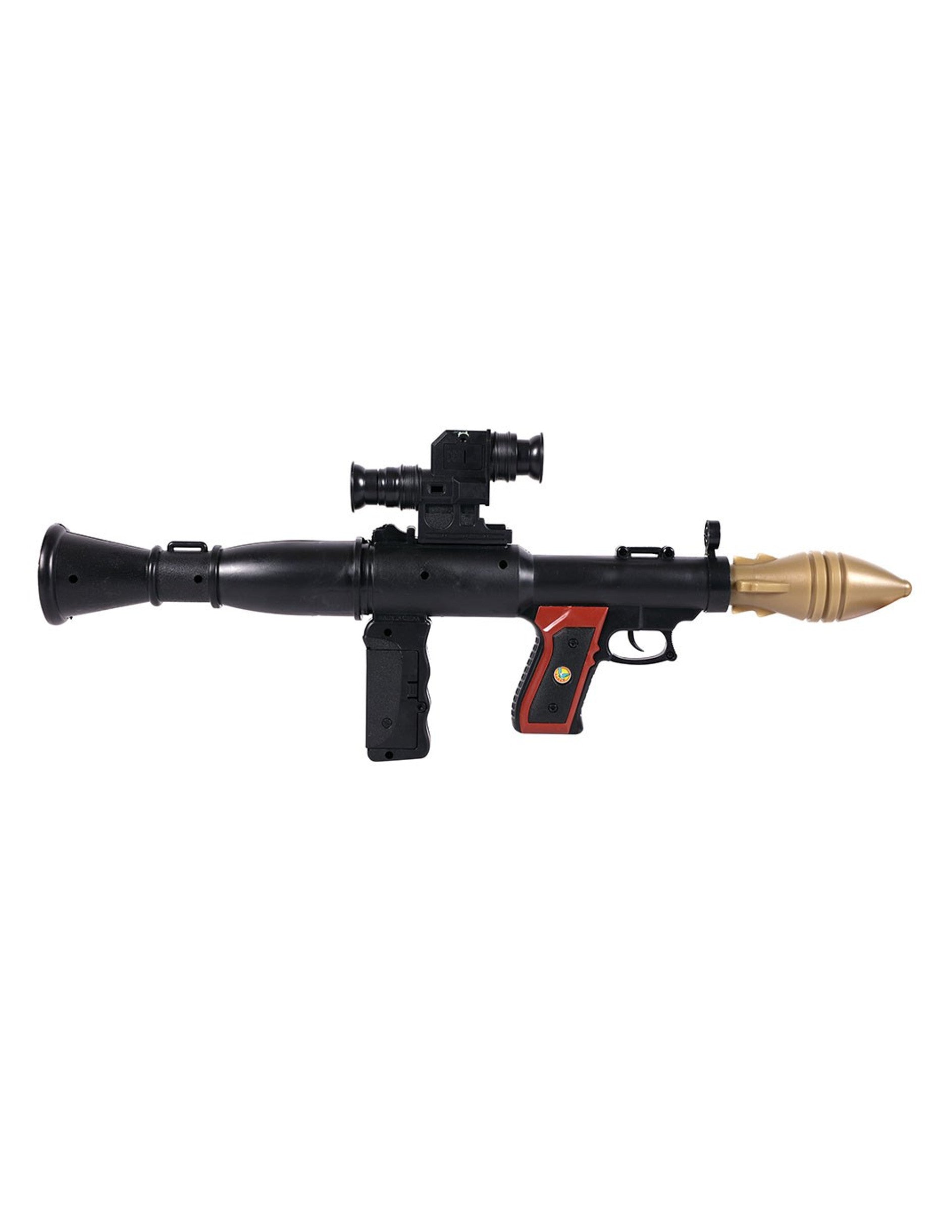 Vue de profil du lance grenade soldat