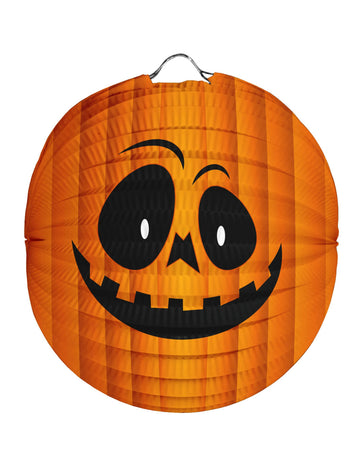 Halloweenská dýňová lucerna 22 cm