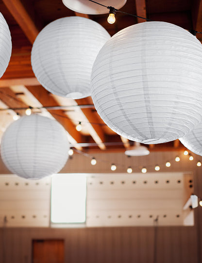 Mise en situation de la lanterne japonaise pour fête