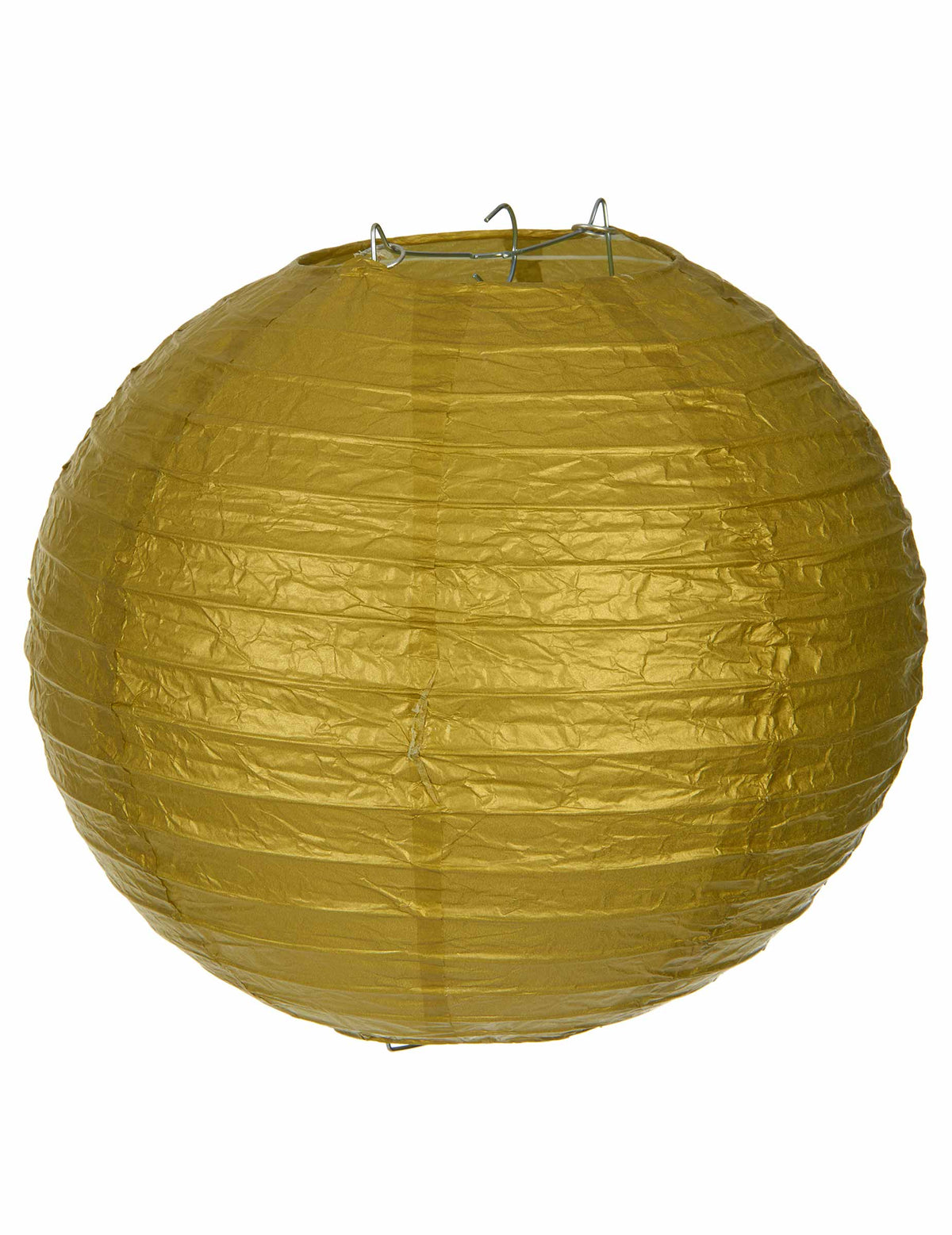 Lanterne japonaise pour décoration dorée en papier