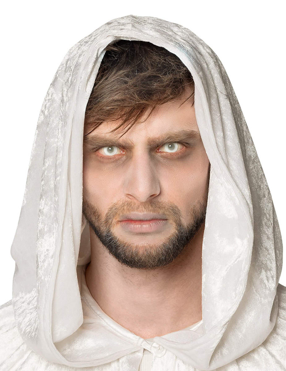 Detail na nošeném vzhledu zombie čoček