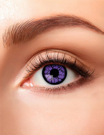 Lentilles fantaisie monstre pour adulte violet