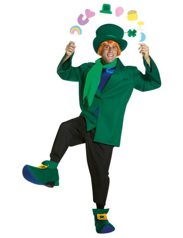 Kostým škriatka zeleno-čierny