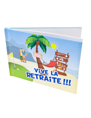 Kniha hostů Ať žije důchod 80 stran 21,5 x 15,5 cm