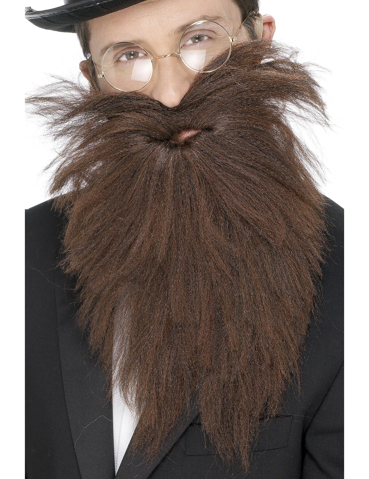 Barbe longue pour adulte marron