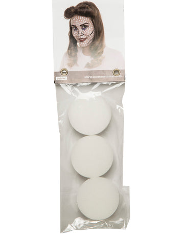 Sada 3 houbiček na make-up