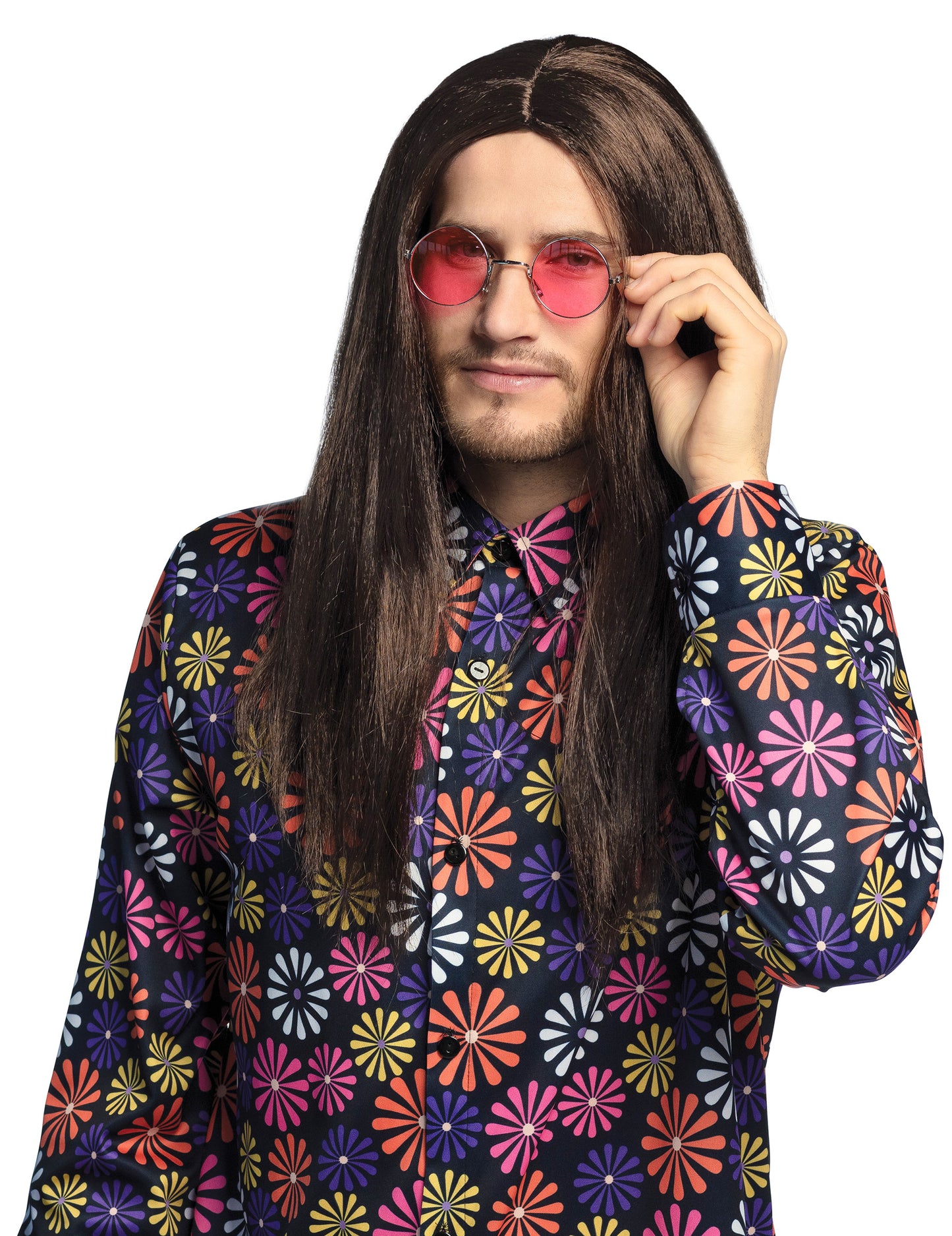 Sada 3 kulatých hippie brýlí pro dospělé