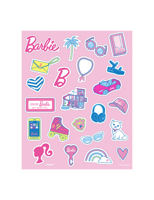 Sada 4 archů samolepek Barbie™