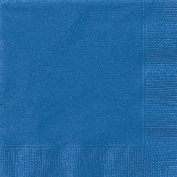 50 papírových ubrousků v královsky modré barvě 33 x 33 cm 