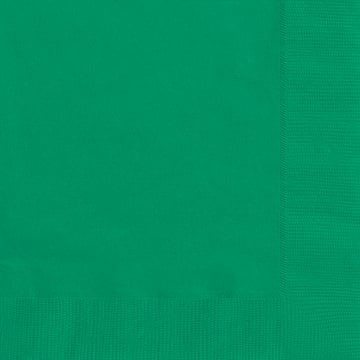 50 grüne Papierservietten 33 x 33 cm