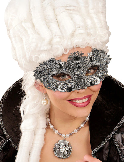 Starožitný stříbrný vlk s kameny pro dospělé