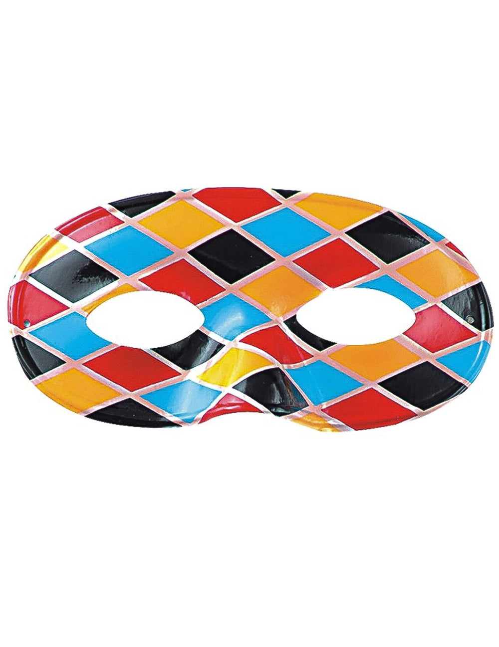 Loup Arlequin pour adulte à losanges multicolores