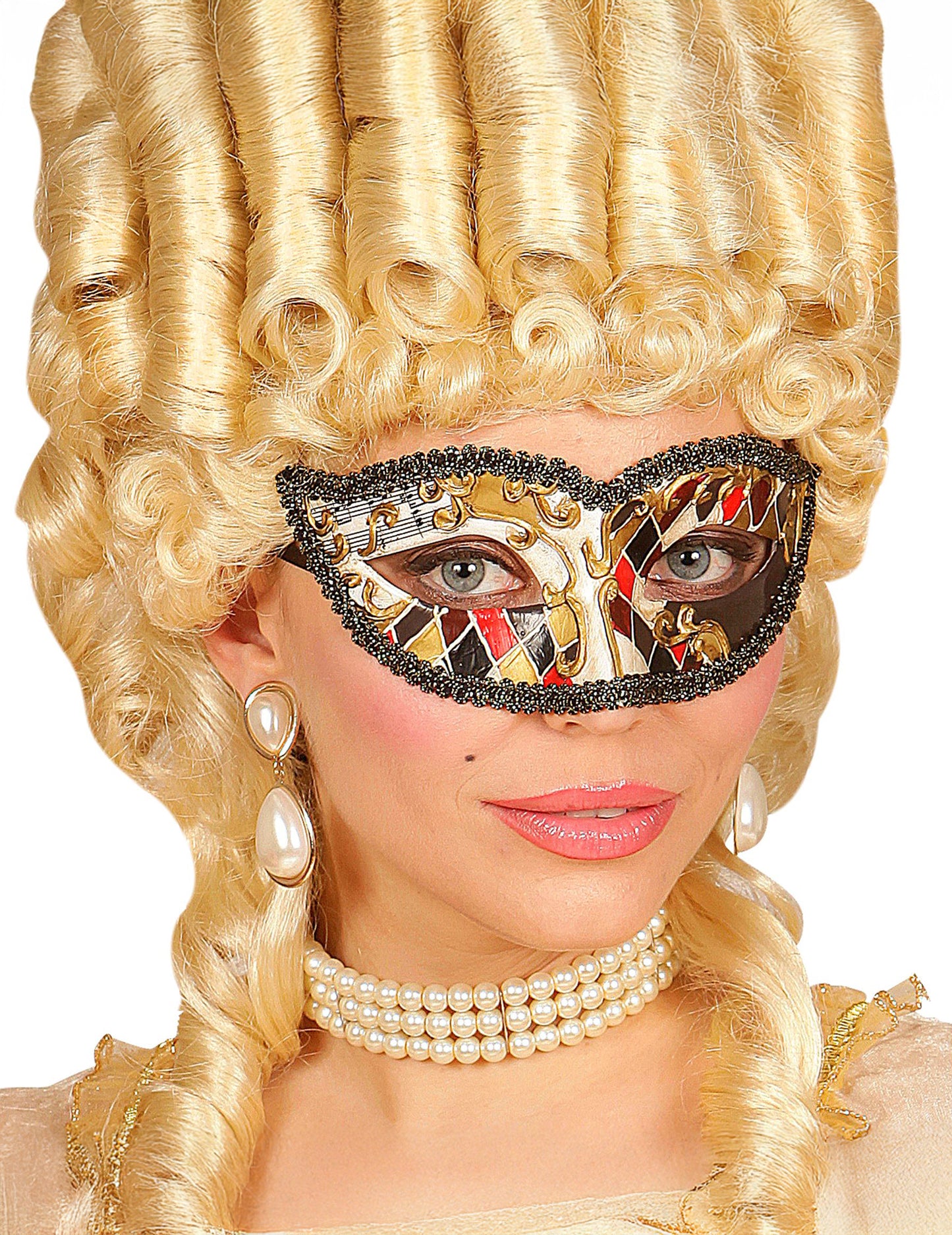 Benátský harlekýnský škraboška pro dospělé 