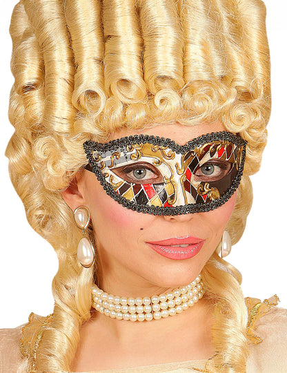 Benátský harlekýnský škraboška pro dospělé 