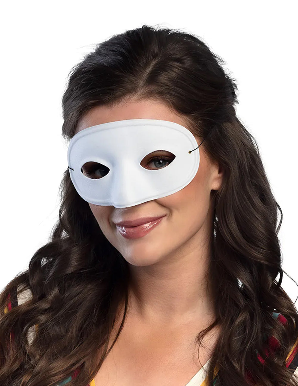 Vue de face du loup blanc pour adulte