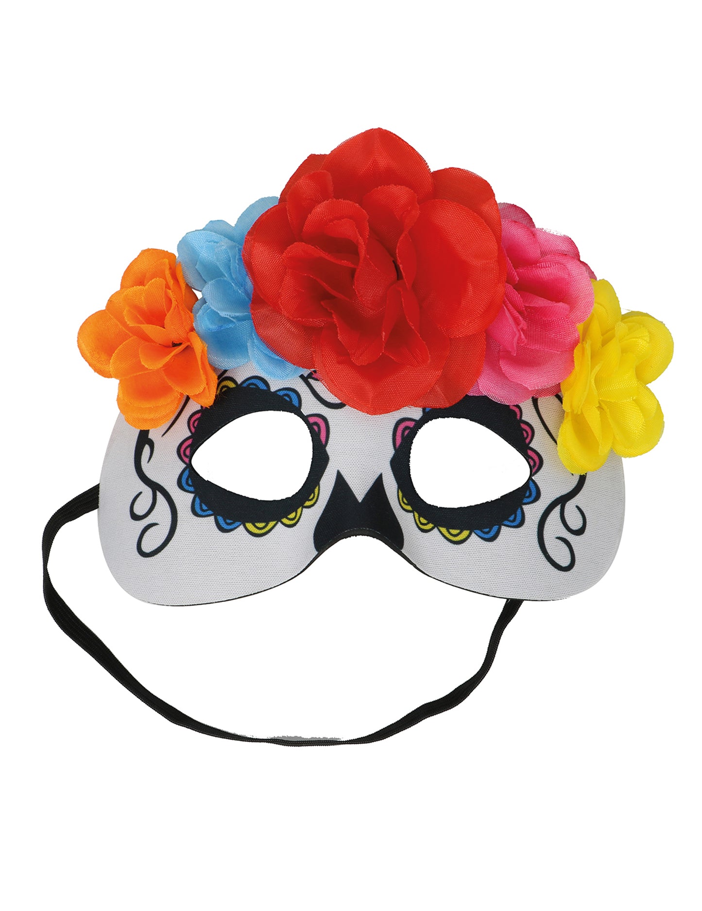 Dospělý vlk s barevnými květinami, Den mrtvých