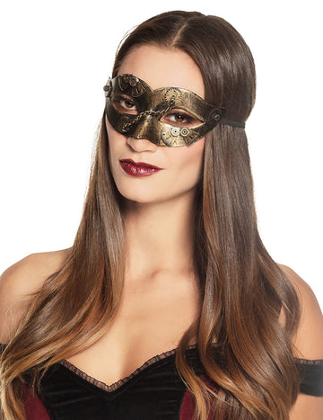 Steampunk vlk se zlatými ozubenými koly pro ženy