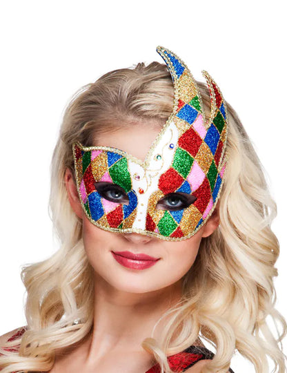 Dospělý vícebarevný diamantový benátský vlk